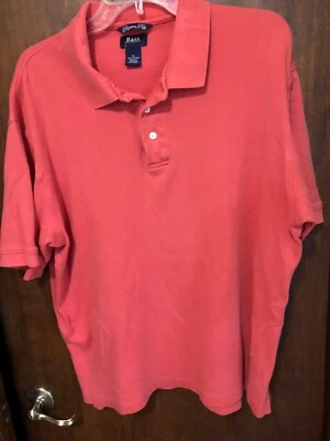 Polo masculina GG BASS PREMIUM pêssego/coral 100% algodão 3 botões manga curta golfe - Imagem 1 de 4