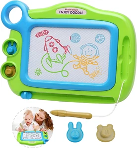 Magnetic Drawing Board for Kids Age 1-4 - Erasable Doodle Board Toddler Toy - Picture 1 of 7