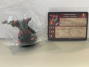World of Warcraft Miniatures Radak Doombringer with Cards NEW WOW Core Set Orc - Picture 1 of 1
