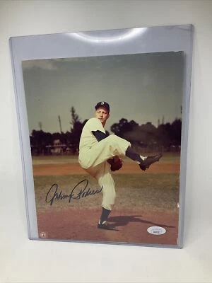 Johnny Podres Autographed 8x10 Photo JSA Authenticated - Image 1 of 2