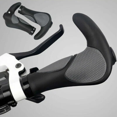 HOT Mountain Bike Handlebar Cover Handle Grip Bar Rubber Horn Grips MTB Bicycle - Image 1 of 4