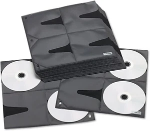 Vaultz Two-Sided CD Refill Pages for Three-Ring Binder, 20/Pack - Picture 1 of 1
