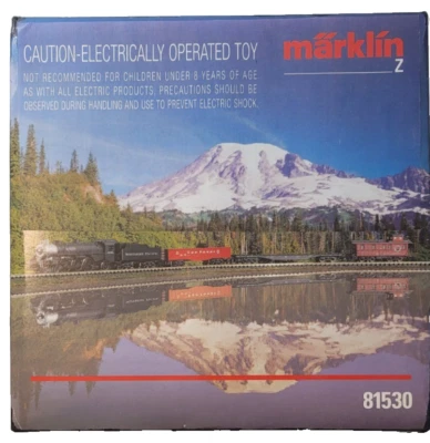 Z Marklin Mini-Club 81530 Northern Pacific Freight Set 5-Pole 110 v (tested) - Image 1 of 4