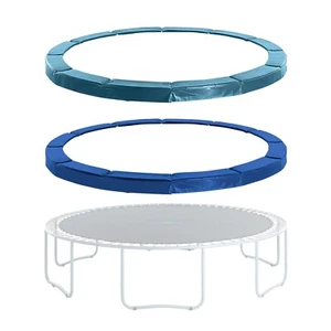 Replacement Trampoline Safety Pad 3/4" Foam Surround Spring Cover Padding - Blue - Picture 1 of 8