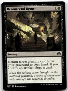 MTG Resourceful Return Aether Revolt 070/184 Regular Common - Picture 1 of 1