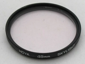 HOYA SKYLIGHT CAMERA LENS FILTER 49MM - Picture 1 of 1