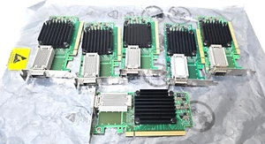 ZESTAW 6 HPE Mellanox 1 Pojedynczy port EDR 100Gb-E Adapter sieciowy CX455A PCIe x16 - Zdjęcie 1 z 15