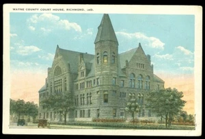 WAYNE COUNTY COURT HOUSE - RICHMOND, EN POSTAL - Imagen 1 de 1