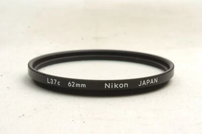 @ SakuraDo Camera @ Excellent @ Vintage Nikon L37c UV 62mm Black Rim Lens Filter - Image 1 of 4