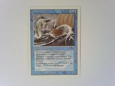 Sea Serpent Revised Edition NICE  Magic the Gathering MTG RV - Image 1 of 2