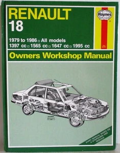 Haynes - Renault 18 / 1979-1986 / All Models Owners Workshop Manual Used - 129 - Picture 1 of 7