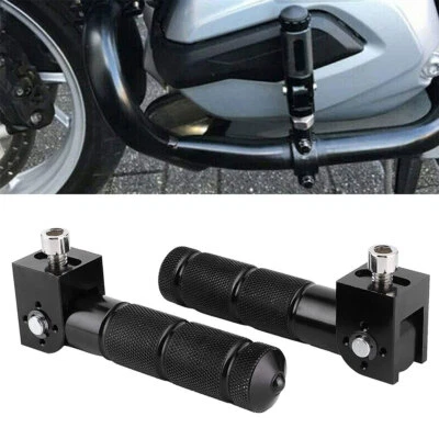 2PC CNC Foldable Foot Pegs Footrests Universal For Motorcycle Bike Rear Pedals - Image 1 of 4