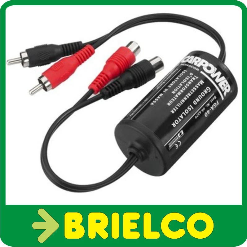 FILTRO SEÑAL AUDIO CON TRANSFORMADOR AISLAMIENTO DE MASAS 2 RCA M 2 RCA H BD7118 - Imagen 1 de 1