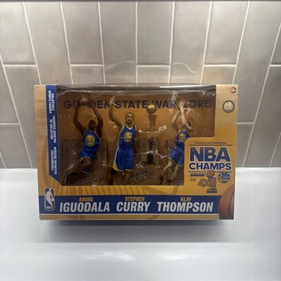 Golden State Warriors McFarlane Paquete de 3 Curry Thompson Campeonato Iguodala ¡Nuevo! Foto 1 de 4
