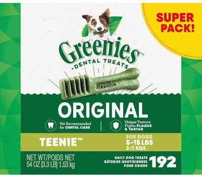 GREENIES Original TEENIE Dental Dog Treats 192 Count ** Fast Shipping ** - Image 1 of 4