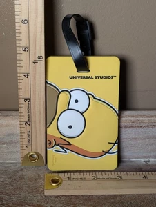 ETICHETTA BAGAGLIO UNIVERSAL STUDIOS THE SIMPSONS HOMER SIMPSON NUOVA - Foto 1 di 2