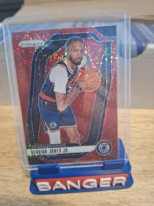 2024-25 Panini Prizm - Derrick Jones Jr. #34 Red Sparkle Prizm - Picture 1 of 2