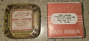 2 Vintage Typewriter Ribbons 1 In Tin 1 Larry HELMES - Picture 1 of 4