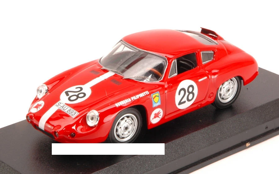 Best Model BT9591 PORSCHE ABARTH N.28 12th (2nd CL.) 1000 KM NURBURG.1963 KRUNIS - Immagine 1 di 1