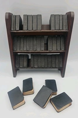 Allied Newspapers Ltd. Miniature Complete Works William Shakespeare w/ Bookcase - Image 1 of 4