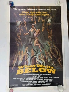 COSA ASPETTA SOTTO Locandina originale 1983 autentica un foglio film horror - Foto 1 di 11