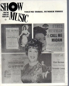 Show Music Magazine June 1984 Ethel Merman Mandy Patinkin Bernadette Peters - Picture 1 of 2