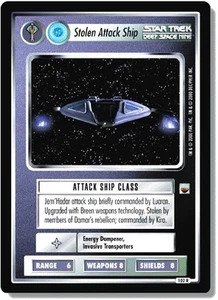 Star Trek CCG TwT Trouble with Tribbles Stolen Attack Ship (Fed\Cardassian) 102R - Picture 1 of 1