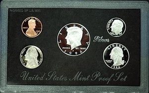 1996-s SILVER U.S. Proof Set. In a black standard size proof set container - Picture 1 of 3