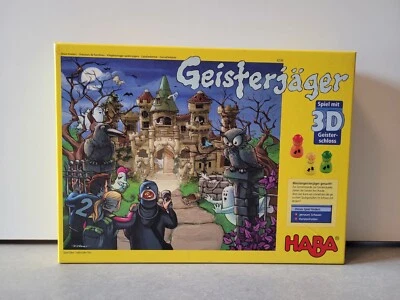 HABA: 4236 Geisterjäger Spiel mit 3D Geisterschloss komplett mit Anleitung - Bild 1 von 4