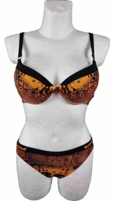 Opera Bikini Größe 36 B - 38 B Cup Bademode Braun Trägerbikini mit Bügel - Bild 1 von 4