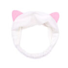 Women Cat Ear Hairband Turban Head Wrap Elastic Facial Shower Spa Hair Band New