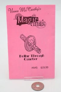 Dólar a través del cuarto por Verne McCarthy y Magic Max moneda dinero truco de magia - Imagen 1 de 1