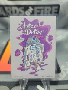 2023 Star Wars Card.Fun  Artoo Detoo  Premium Foil Holo Disney - Picture 1 of 2