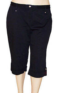 JM Collection Comfort Waistband Cuff Skimmer Capri Pants Women's Petite 6P