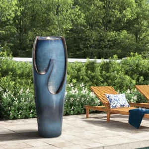 Jar Shape Home Water Fountains Garden Waterfalls For Porch Patio Deck Home Decor - Picture 1 of 9