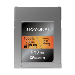 JJOYQKAI CFexpress Type B Memory Card 512GB For 8K 4K Fujifilm Canon Nikon - Picture 1 of 9