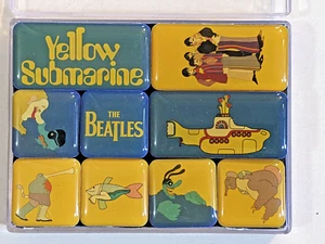 The Beatles Yellow Submarine Magnetic Set of 9 - Preowned - Free US Shipping - Picture 1 of 4