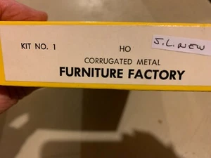 CALIFORNIA MODEL CO. #1  Corrugated Metal Furniture Factory  Building Kit  1/87 - Picture 1 of 1