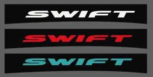 Fits Suzuki Swift Sunstrip Graphics Fast Post Decals Any Colour - Picture 1 of 3