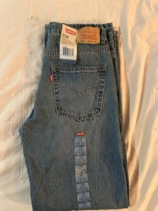 Levi’s 550 Relaxed Jeans Teen Boys Size 18 Regular 29x29 Tapper Below Waist New - Picture 1 of 7