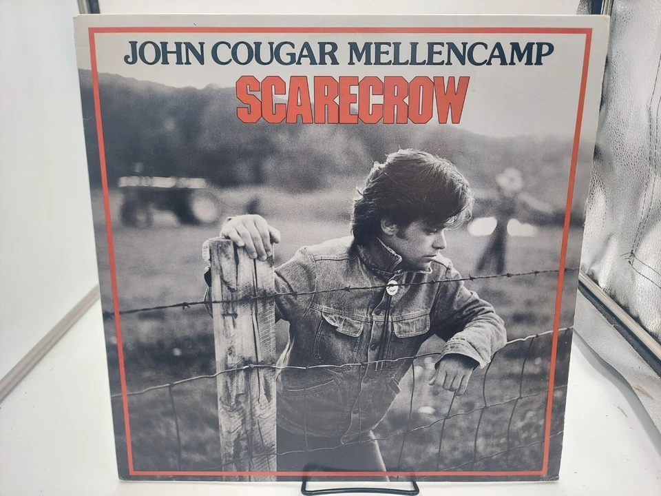John Cougar Mellencamp Scarecrow LP Record 1985 1st Ultrasonic Clean NM cVG+. Foto 1 de 4