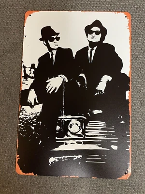 THE BLUES BROTHERS  Rock Band  Metal sign 8"X12" NEW SEALED  US SELLER - Image 1 of 3