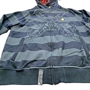 LRG Friday the 47th Jason Black Full Zip Hoodie Lifted Research Group Small - Picture 1 of 10