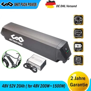 Batería UPP Reention Dorado 48V 52V 13Ah/20Ah Batería Bicicleta para Bicicleta Ncm 0-1500W - Imagen 1 de 10