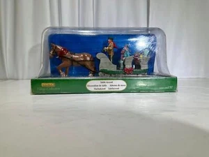 LEMAX Village Collection Horse Drawn SLEIGH RIDE Table Accent Boxed RETIRED EUC - Picture 1 of 3