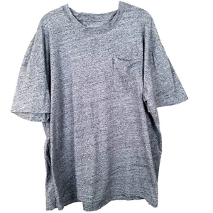 Banana Republic Factory Tee Men's Size XXL Gray Crew Neck Short Sleeve Pocket - Picture 1 of 8