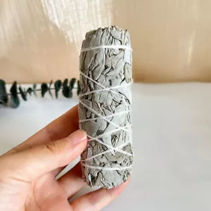 10cm White Sage Bundle Smudge Stick Wand for Spiritual Incense Sticks Burning - Picture 1 of 12