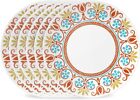 Dinner Plates Set, Triple Layer Recycled Glass, Lightweight Eco-Friendly，6 PIECE