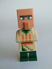 Lego Minecraft Villager Minifigure Farmer Tan Top Min075