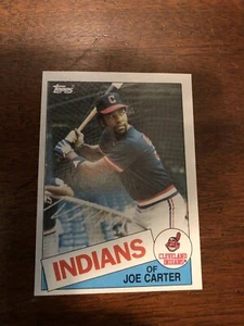 1985 Topps #694 Joe Carter Indians NR-MINT BlueJays Canadian HOF - Picture 1 of 2
